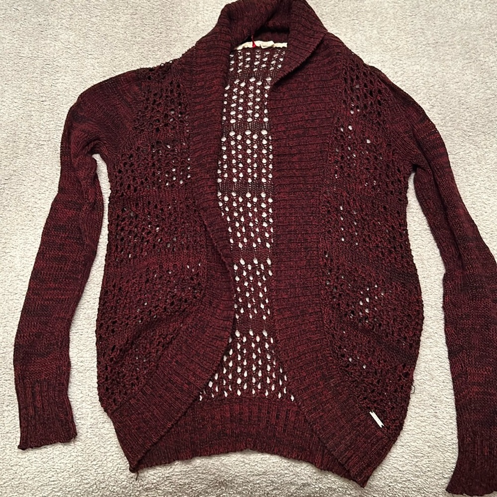 Element loose knit open front cardigan. Size medium